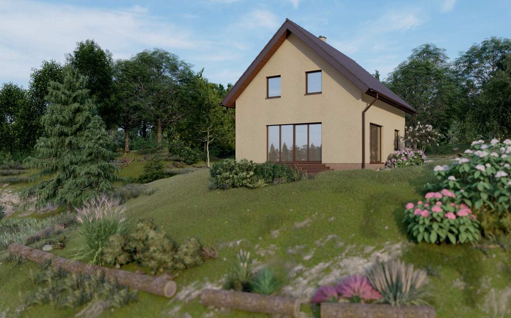 Modulární dům Thuja – Dvoupodlažní dům pro 4–6 osob